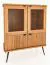 Vitrine Rolleston 21 Kernbuche massiv geölt - Abmessungen: 117 x 97 x 46 cm (H x B x T)