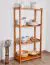 Regal Kiefer massiv Vollholz Eichefarben Junco 56C - 125 x 60 x 30 cm (H x B x T)