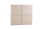Schwebetürenschrank / Kleiderschrank Siumu 07, Farbe: Beige / Beige Hochglanz - 224 x 230 x 61 cm (H x B x T)