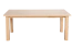 Tisch Kiefer massiv Vollholz natur Junco 241A (eckig) - Abmessung 80 x 180 cm