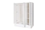 Kleiderschrank massiv weiss