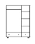 Kleiderschrank Massivholz weiß
